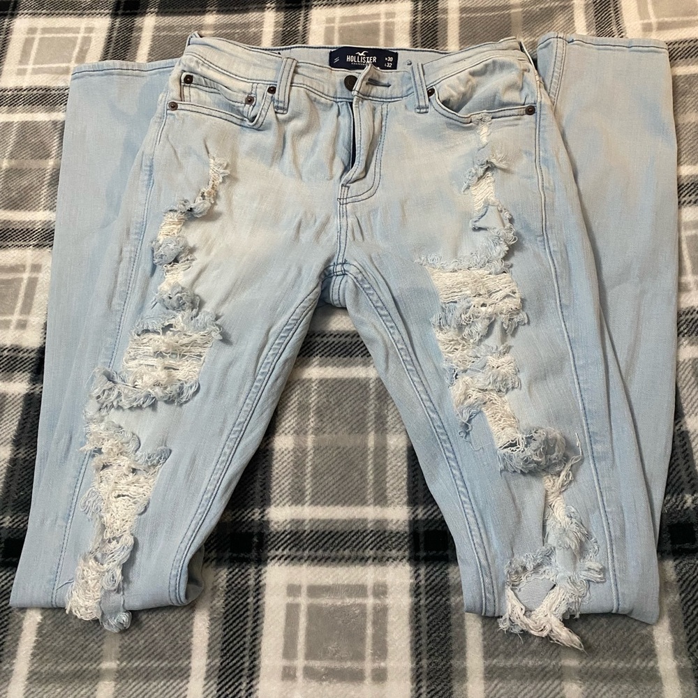 Hollister mens stacked skinny jeans